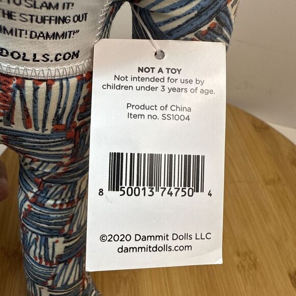 DAMMIT DOLL, 2020 Voodoo Blue Matches 12" Tall NWT - Picture 8 of 8